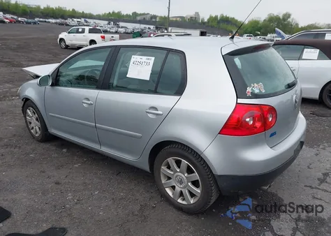 2007 Volkswagen Rabbit 4-Door из США, поврежденный, VIN WVWDR71K67W044642